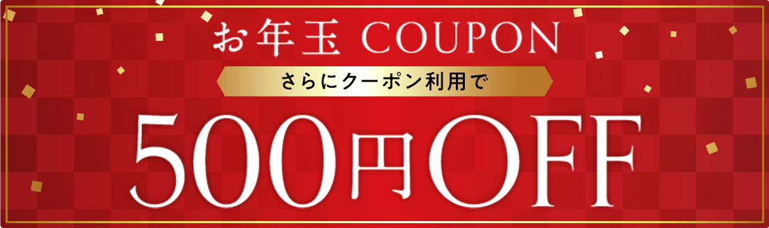 さらにクーポン利用で500円OFF