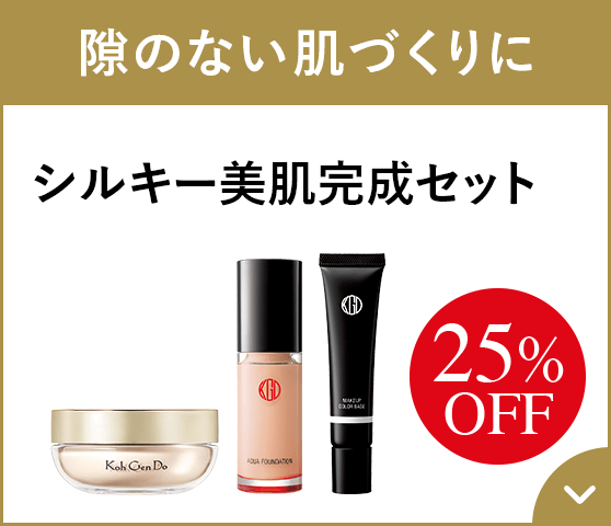 隙のない肌づくりに シルキー美肌完成セット 25%OFF