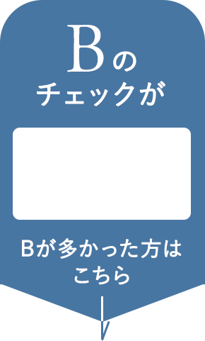 Bが多かった方はこちら