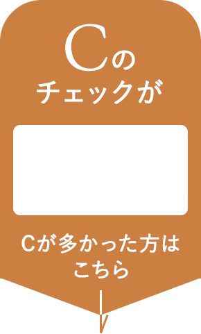 Cが多かった方はこちら