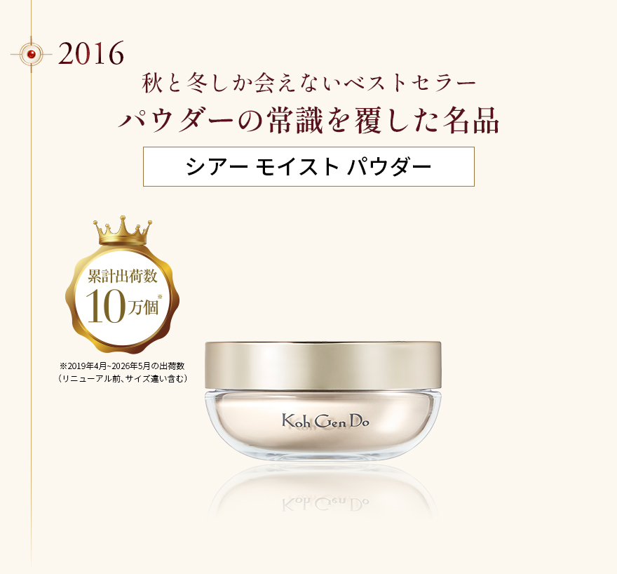 シアー モイスト パウダー パウダーの常識を覆した名品