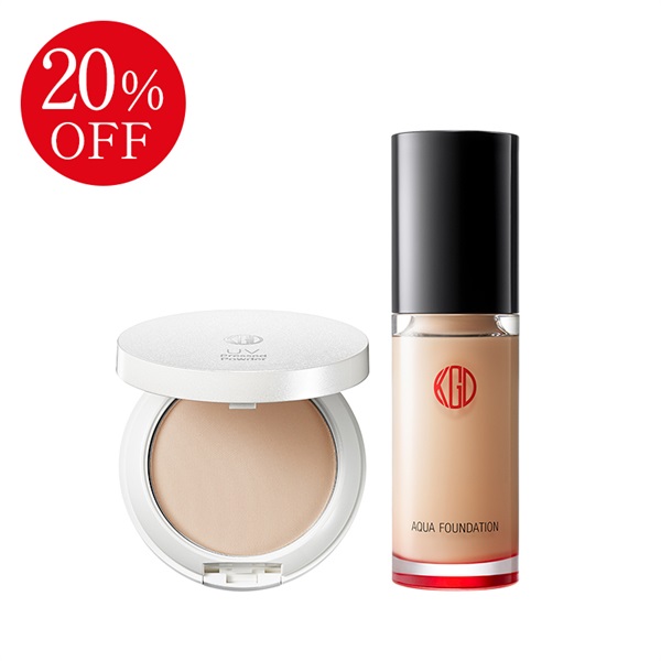 【限定】アクアファンデーション×UVプレストパウダー