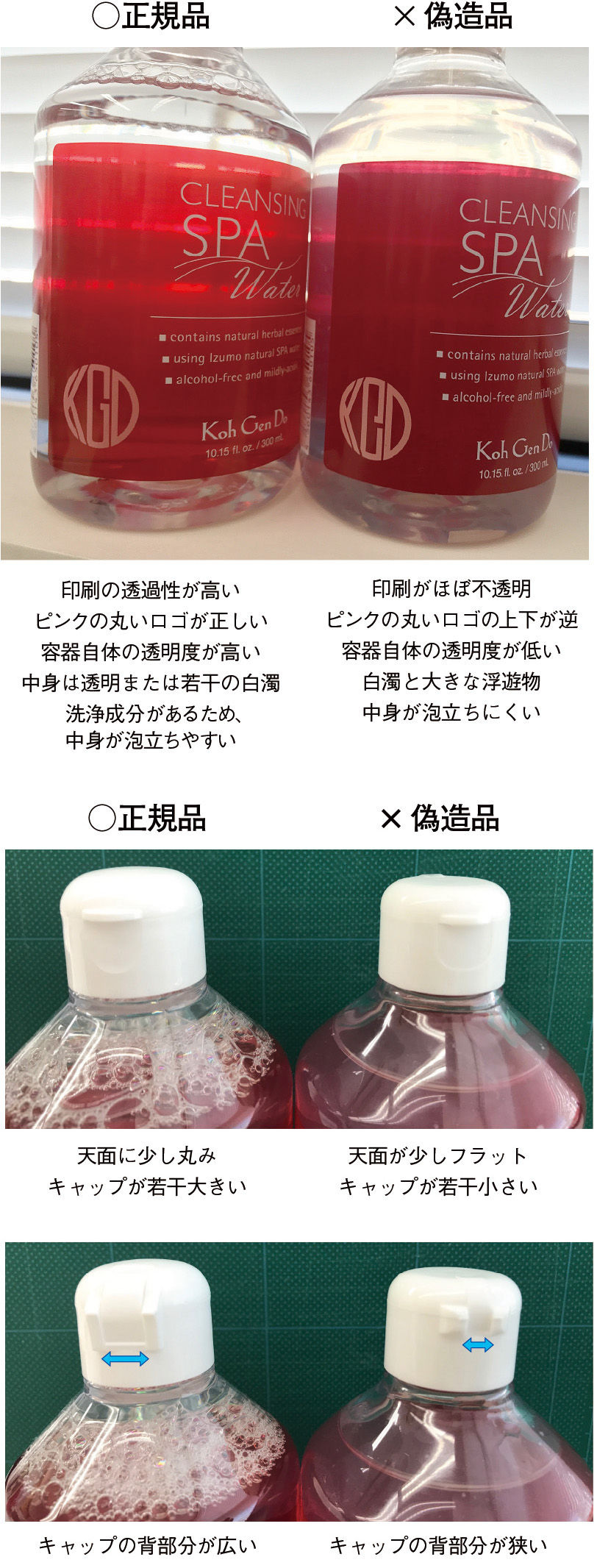 偽造品・非正規品に関する重要なお知らせ｜江原道 KohGenDo